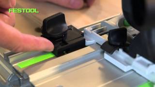 Invallen van een invalcirkelzaag TS 55 met behulp van terugslagstop  Festool Quick Guide [upl. by Hung]