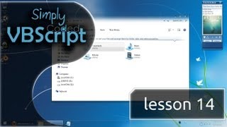 VBScript Basics Part 14  File  Folder  Exists [upl. by Oiluarb]