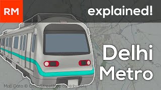 The HUGE Metro System You Don’t Hear Much About  Delhi Metro Explained [upl. by Addiel]