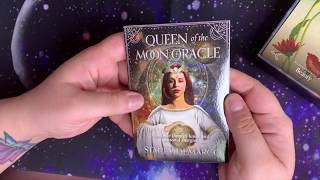 Queen of the Moon Oracle Unboxing 🖤 [upl. by Eeldarb166]