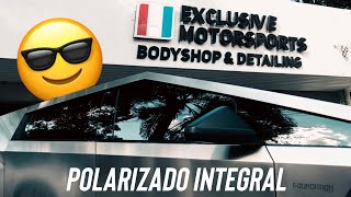 Polarizado integral en mi Cybertruck 😎 [upl. by Aneen]