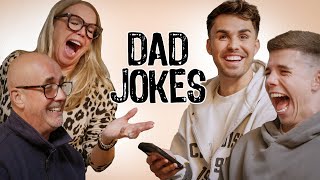 Dad Jokes  Try Not to Laugh Challenge Baggs Family Edition [upl. by Aisenat]