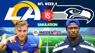 RAMS vs SEAHAWKS  NFL WEEK 9  MADDEN 25 PREDICTION [upl. by Thirzi875]