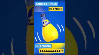 Spot Pub Orangina Animation 3D Blender [upl. by Ayotac453]