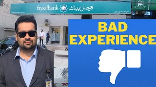 WorstBad Experience with Faysal Bank Pvt Limited  Personal Review  Is Faysal Bank Review a Scam [upl. by Enileme]