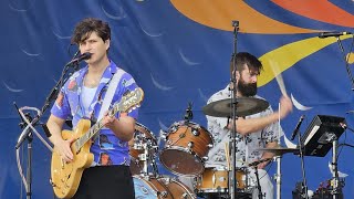 Vampire Weekend  quotCampusquot amp quotOxford Commaquot LIVE Jazz Fest 42724 [upl. by Nileve653]