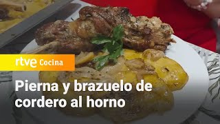 Receta de pierna y brazuelo de cordero al horno  La Cocina de Adora  RTVE Cocina [upl. by Nuhs]