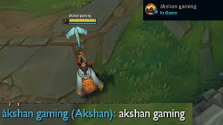 akshan gaming [upl. by Ardnuat74]