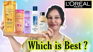 Which L’oreal Shampoo is Best  Best Shampoo For Dry  Frizzy Hair amp Hair Fall [upl. by Mulac]