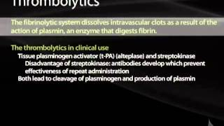 29 Anticoagulants Thrombolytics and Antiplatelet [upl. by Deeann]