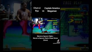 ChunLiRyu vs Captain AmericaMegaman  MvC Origins  Marvel vs Capcom Demo PS3 [upl. by Bertine]