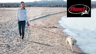 flexi VARIO  the new retractable dog leash generation [upl. by Atinomar]