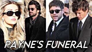 INSIDE FOOTAGE Liam Payne’s Girlfriend Kate Cassidy amp All One Direction Stars at the Funeral [upl. by Enoch]