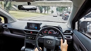 Driving POV NEW Toyota Avanza E 13 CVT 2022 FWD Test Drive Senayan to Kasablanka Jakarta ASMR [upl. by Yraht]