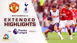 Manchester United v Tottenham Hotspur  PREMIER LEAGUE HIGHLIGHTS  9292024  NBC Sports [upl. by Beverie617]