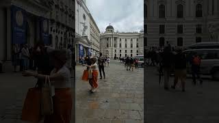 Look at How Magnificent is the View of The Hofburg Palace travel shorts austria vienna europe [upl. by Gnahc]