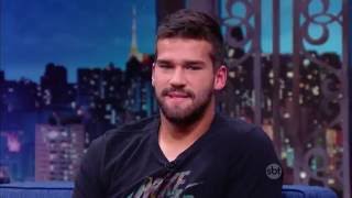 Alisson Becker intervista al nuovo portiere della Roma [upl. by Lissi]