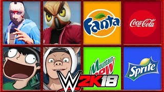 H2O Delirious Vanoss Daithi De Nogla amp Wildcat vs Soda Squad  Faction Wars  WWE 2K18 [upl. by Igor]