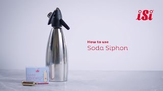 iSi Soda Siphon  How to Use [upl. by Onateyac940]