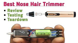 Nose Hair Trimmer Testing amp Teardown  How to Repair Trimmer [upl. by Leamse]