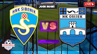 ZNK Osijek vs HNK Sibenik live football match Croatian First Football League [upl. by Collete]