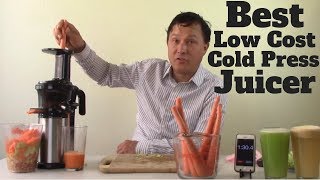 Best Low Cost Compact Vertical Cold Press Juicer [upl. by Ardin644]