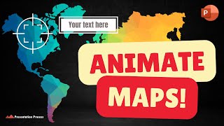 An engaging way to present Maps in PowerPoint [upl. by Charbonnier]