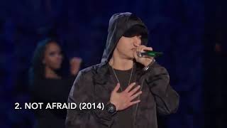 Top 5 Eminem live performances [upl. by Refinnej]