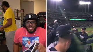 PERFECTION DOMINGO GERMAN PERFECT GAME VS THE OAKLAND A’s REACTION [upl. by Lynnelle]