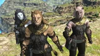 Final Fantasy XIV Dawntrail  New Race “female Hrothgar”  PS5 [upl. by Andie759]