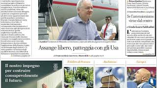 RASSEGNA STAMPA 11 AGOSTO 2024 QUOTIDIANI NAZIONALI ITALIANI PRIME PAGINE DEI GIORNALI [upl. by Ailedua665]