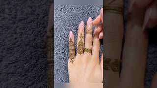 New finger mehndi design ideasyoutubeshorts shots viralvideo art mehandi [upl. by Ahtaga]