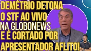 Jornalista detona o STF ao vivo na GloboNews e é cortado por apresentador desesperado [upl. by Llener548]