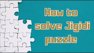 How to solve Jigidi puzzle  Geocaching Hack [upl. by Eidnarb19]