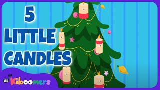 Five Little Candles The Kiboomers Preschool Songs amp Nursery Rhymes for Christmas [upl. by Fleisig110]