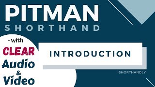 Pitman Shorthand Course Introduction Full Course [upl. by Mccreary]