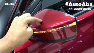 Nissan Kicks Instalado Tapete Porta Malas Engate Frisos Laterais Soleiras Leds Teto Black Piano [upl. by Ama363]