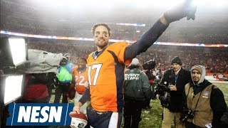 Brock Osweiler Broncos Defeat Patriots In Overtime [upl. by Deacon]