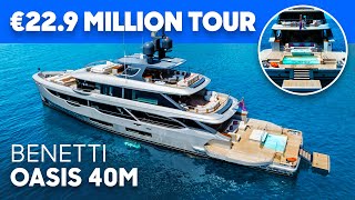 The Most Successful 40m Superyacht Ever Benetti Oasis 40m Review [upl. by Ahsilak]