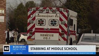 Long Island middle school student stabbed airlifted to hospital [upl. by Crean998]