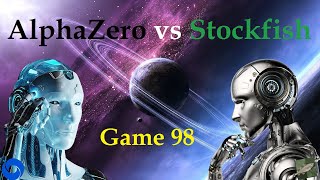 Alphazero vs Stockfish Game 98 [upl. by Zoi]