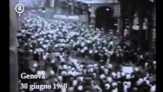 Il governo Tambroni e la rivolta di Genova 1960 [upl. by Lorita]