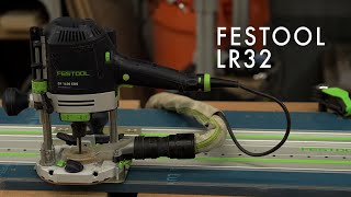 Festool LR32 hole drilling setVTP012 [upl. by Ttayw660]