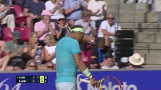 Rafael Nadal  Hot Shot  Nordea Open  Båstad  20240719 [upl. by Aicile948]