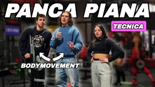 IMPARO la PANCA PIANA con i BODYMOVEMENT  LI ho STUPITI  Ilaria Muntoni [upl. by Nylinnej100]