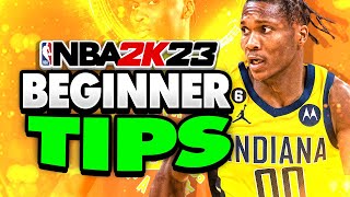 NBA 2K23 13 Beginner Tips To Get Wins ASAP [upl. by Halivah909]