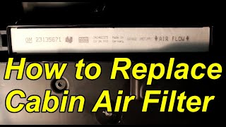 HOW TO Replace your Cabin Air Filter on a 20152022 Colorado  Canyon Easy [upl. by Nylac341]