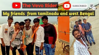 My friends from Tamilnadu and West Bengal in Merina beach 🏖️ Chennai  the Vevo Rider beach [upl. by Rehpotsirahc]