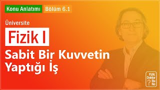 Üniversite Fizik I  Bölüm 61 Sabit Bir Kuvvetin Yaptığı İş [upl. by Tarrance]