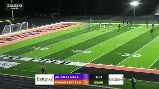 6 Onalaska Hilltoppers at 3 Marshfield Tigers  2024 WIAA Boys Soccer Playoffs  Zaleski Sports [upl. by Keffer209]